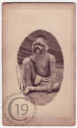 The Library Of Nineteenth Century Photography The Hairy Family Of Burma