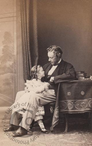 Arthur Bigge and his daughter Julia