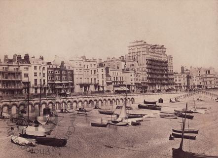 The beach at Brighton