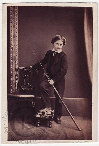 Boy with fishing rod