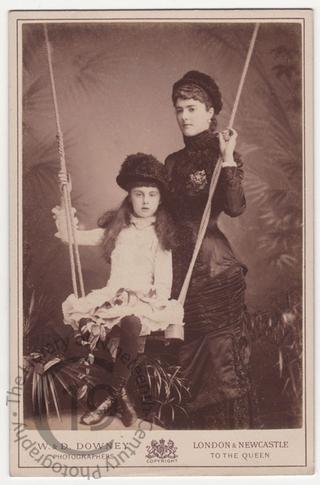 Countess of Dudley and her daughter