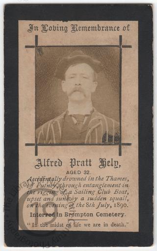 Alfred Pratt Hely, died 1890