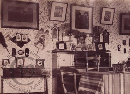 Parlour with upright piano