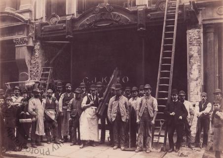 Workmen in Fenchurch Street