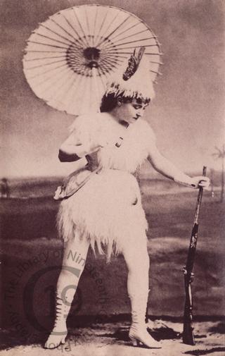 Lydia Thompson as 'Robinson Crusoe'