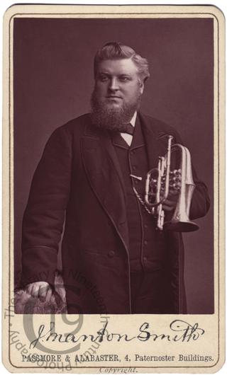 Joseph Manton-Smith and his cornet