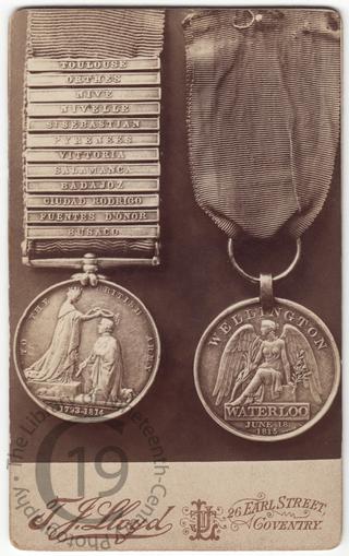 George Tunnicliffe's medals