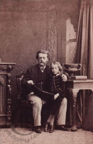 Frederick Lehmann and his son