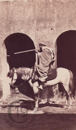 Algerian on horseback