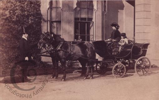 Louisa, Countess of Seafield and her son