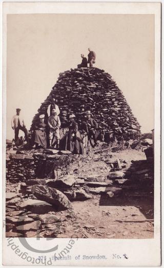 The summit of Mount Snowdon