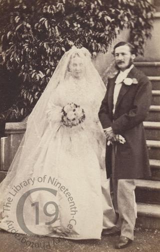 Unidentified bride and groom