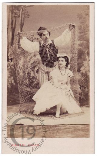 Mlle. Martha Mouravieva and Louis Mérante