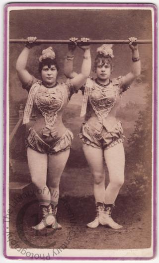 Female acrobats