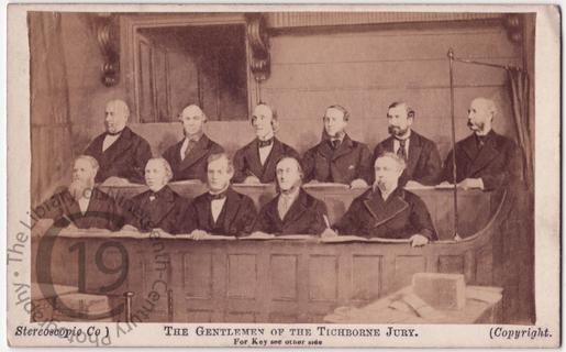 The jury in the Tichborne trial