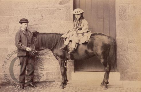 Small girl on a pony