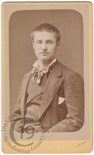 Young man with crew cut