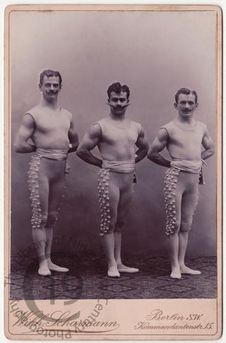 Three acrobats