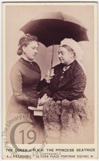 Queen Victoria and Princess Beatrice