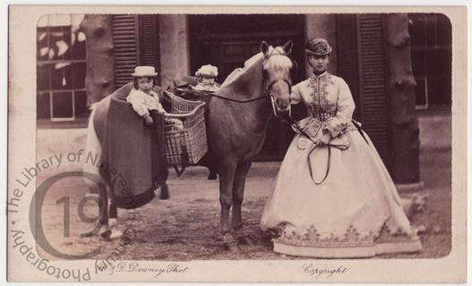 Princess Alexandra and her sons