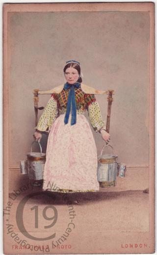 Girl selling milk